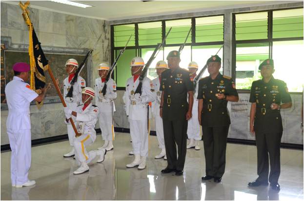 Danrem Hadiri Sertijab LO TNI AL Dan AU